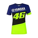 Valentino Rossi Tshirt Yamaha Dual T-Shirt, Königsblau, L