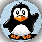 Fondant Tortenaufleger Tortenbild Geburtstag Pinguine L1