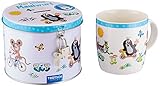 Trötsch Der kleine Maulwurf Tasse mit Spardose: Aus Porzellan und M