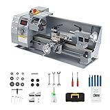 Orion Motor Tech Drehmaschine Metalldrehmaschine 8x14' 600W Mini Präzisions Metalldrehmaschine 210 x 350MM Drehmaschine Precision 2500 RPM Mini Metal Lathe T