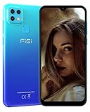 FiGi Note 1 Pro Smartphone ohne Vertrag 4G Handy - 6,6 Zoll HD+ Display 4000mAh Akku, 16MP+8MP+2MP Kamera, 4GB RAM/128GB ROM, Dual SIM Android 9 Handy - GPS/Face ID/Fingerabdruck – B