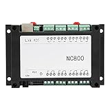 TCP/IP Relaissteuerung Energiesparendes 250V/AC 10A Modul 8-Kanal Relaisschalter, RJ45 TCP/IP Fernbedienung, für Computer Tablet Office(Schwarz)