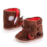 YQSR Baby-Stiefel für Jungen, Mädchen, Winter, warme Sohle, Schneestiefel, Wiege, Schuhe, erste Schritte für Kinder, Schuhe, Weihnachten, 1. Geburtstag