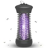 Elektrischer Insektenvernichter, DANGZW Insektenfalle Mückenlampe mit 365 Nanometer UV-Licht, Keine giftigen Chemikalien, Moskito Killer gegen Mücken, Fliegen für Garten, Balkon und S