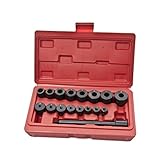 LLCTOOLS Kfz Dog Universal Kupplung Zentriersatz | Zentrierwerkzeug | KFZ Werkzeug Set 17-teilig | Spezialwerkzeug | Zentrierdorn | universal Tool S