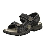 Rieker Herren 26159 Sandale, schwarz / 00, 44 EU