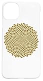 Sonnenblume Samen Fibonacci Spiral Golden Verhältnis Mathematik Mathematik Geometrie iPhone 11 Pro Max Schutz Handyhülle Protective Phone C