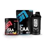 ESN EAA, ESN Nitro BCAA Pulver + ESN Shaker, 2 x 500g, Trop