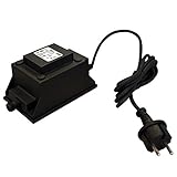 KERRY ELECTRONICS 12V Trafo 105VA/W, AC/AC Wechselstrom, für den Außenbereich IP44 u.a. für LED-Beleuchtung und Pumpen (kez0117) u.a. für Kerry und Jebao Pumpen ,12V Trafo, 105VA/105W, AC/AC kez0117 ket105