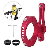 PLATT Fahrrad Flaschenhalter Adapter Aluminum, MTB Ersatz Flasche Halterung Wasserflasche Cage Halter Regal Rack Halterung, Seat Post Lenkerhalterung
