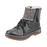 Rieker Damen Z2042 Mode-Stiefel, grün, 40 EU