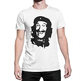 Twisted Image Barry Chuckle Che Guevara Comedy Lustiges T-Shirt, weiß, L