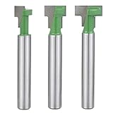 WSOOX 6mm Schaft Fräser, T-Nutfräser-Set - Nuten fräsen für gängige Sechskantschraub