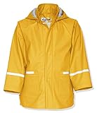 Playshoes Regenjacke Basic, Unisex-Regenmantel - Kinder, Gelb (12 Gelb), 86