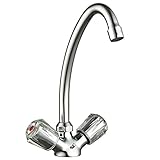 Spültischarmatur Wasserhahn Spülbeckenarmatur Küchenarmatur Zweigriff Mischer Kü