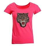 AIFEI Damen Frühling und Sommer Mode sexy Größe lässig Kurzarm T-Shirt, Rose rot, XXXXL
