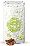EIWEIßPULVER ohne Süßungsmittel Schokolade 500g - natürliches Proteinpulver ohne Gluten, Zucker & Whey - Schoko Eiweiß - Natures Protein Pulver - vegan - lak