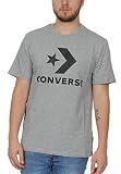 Converse T-Shirt Herren Star Chevron Tee 10007888 058 Grau, Größe:XXL
