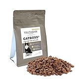 CATBOSS Trockenfutter speziell für Erwachsene freilaufende Katzen (Freigänger) | getreidefreie Rezeptur (Truthahn & Huhn, 300 g)