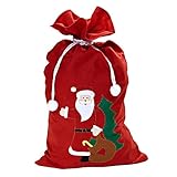 Widmann 1617B - Weihnachtsmann Sack, verziert, Nikolaus Sack, Weihnachten, Kostüm,