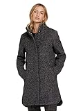 TOM TAILOR Damen Wollmantel, Grau (10369 - Light Tarmac Grey Melange), M