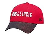 RB Leipzig New Era 39forty Shine Cap, Rot Herren One Size Kappe, RasenBallsport Leipzig Sponsored by Red Bull Original Bekleidung & M