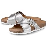 Apple of Eden Damen Pride Silber Metallic-Leder 38