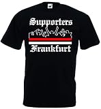 Frankfurt Ultras T-Shirt Supporters Herren Fan Shirt schwarz XXL