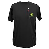 JOHN DEERE Herren T-Shirt mit Logo vorne Medium Schw