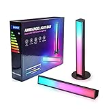 NOENNULL Smart LED Lightbar mit Fernbedienung, RGB TV Ambient Lighting Farbwechselnde Lichtbalken, Gaming Lampe Sync mit Musik für Gaming Filme PC TV