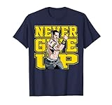 US WWE John Cena Never Give Up 01 blau T-S