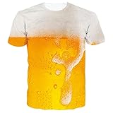 RAISEVERN Herren Casaul Shirt Kurzarm Oktoberfest Bier T-Shirt T?glich Casual Gym T-Shirt T-Shirt L