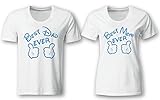 Best Mom & Best Dad - Partner Look | T-Shirt - Funshirt - Shirt | Frau und M