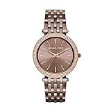 Michael Kors Damenuhr DACI, 39mm Gehäusegröße, Dreizeigerwerk, Edelstahlarmb