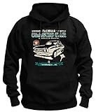 TSP Youngtimer Manta A Oldtimer Kapuzen-Sweatshirt Herren L Schw