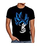 JUL T-Shirt Dragon Ball, Goku Schwarz Schwarz L