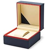 JJZXD Holzuhr Box Premium Glänzend Holz Armbanduhr/Armreif Kissenbekiste Großes Geburtstagsgeschenk Party Geschenk