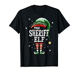 Passende Familie Lustig Der Sheriff Elf Weihnachten T-S