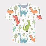 Lalagoo T-Shirt mit Tiermotiven, T-Shirts, weicher und atmungsaktiver Stoff, bunt und vielfältig, geeignet für Kinder und Erwachsene, 3D-Drucktechnologie, Geschenk zum Geburtstag (A,XL)