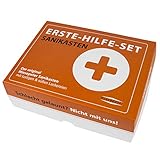 Miesepeter® Sanikasten | ERSTE-HILFE- SET Geschenk-Box, witziges Geschenkeset | Scherzartikel (Standard Edition, L)