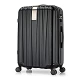 20 Inch Hard Shell Suitcase Silent Wheel Large Capacity Rolling Trolley Suitcase with Built in TSA Combination Lock D (Color : E) (A)