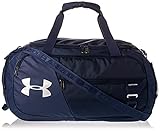 Under Armour Undeniable 4.0 Duffle SM, kompakte Sporttasche, wasserabweisende Umhängetasche Unisex, Blau (Academy / Academy / Silver) , One S