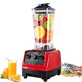 DHHZRKJ Professioneller Arbeitsplattenmixer, 2200 W Smoothie Maker für Eiscrush und Milchshakes, Mixer mit 15 Variabler Geschwindigkeitsregelung