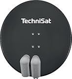 TechniSat GIGATENNE 850 – Digitale Sat-Anlage für Eutelastrasat Mehrteilnehmerempfang (85 cm Sat Spiegel, Masthalterung, Multifeed, 2x UNYSAT-Universal-Quattro-LNB im Wetterschutzgehäuse) g