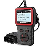 WOHOOH Obd2 Diagnosegerät, Vcds Auslesegerät Auto OBD II Carly Adapter,OBD Code Scanner für Allen Autos mit OBD2 / EOBD/CAN-Modi und 16-Pin OBDII-Schnittstelle,Unterstützung für 5 Sprachen… (schwarz)