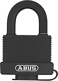 ABUS Vorhängeschloss Messing 70/50 gl.-6401 - gleichschließend - wetterfest - Messing-Schlosskörper - schlagzähe Kunststoffummantelung - ABUS-Sicherheitslevel 6