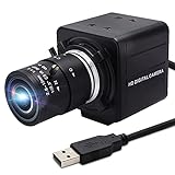 SVPRO 1080P Full HD Webcam mit 2.8-12mm Zoom Objektiv Kamera Weitwinkelobjektiv mit Manuellem Fokus USB Kamera, Mini Plug and Play Videokamera mit 100 ps/60 fps/30 fp