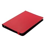 Bookstyle Tablet PC Tasche Etui Hülle Book Case rot mit Aufstellfunktion passend für Medion LifeTab S10345