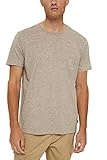 ESPRIT Herren 061EE2K311 T-Shirt, 274/BEIGE 5, M