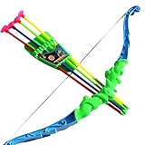 Gujugm Sport Series Bogenschießen Set 21 Zoll, Bogen & Pfeil Spielzeug, Basic Bogenschießen Set Outdoor Jagdspiel, Bogen und Pfeil für Kinder Jungen Mädchen, inklusive 4 Saugnapfp